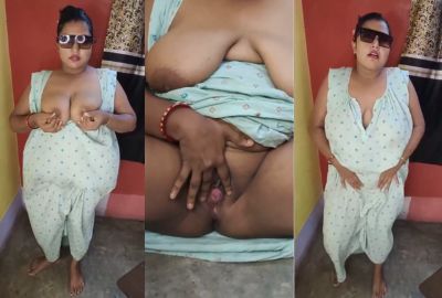Desi nude milf dances erotically and fingers her wet pussy