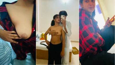 BF sucks his 19-year-old girl’s boobs in Bangla xxx MMS