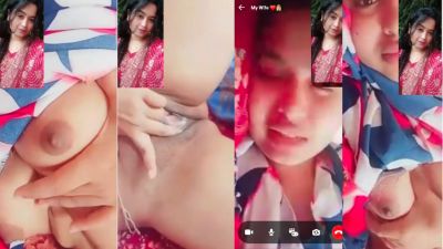 Desi girl enjoys live sex MMS with her horny lover