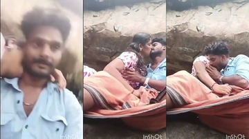 Tamil Cute Girl Sucking Lover Dick Outdoor XXX