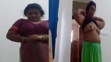 Telugu Aunty Sex Saree Change In Bedroom
