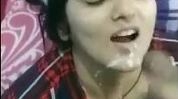 Cute Desi Girl Cum Facial With Dirty Talkings XXX Outdoor