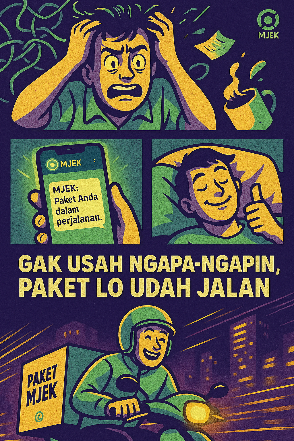 Kurir MJEK Illustration