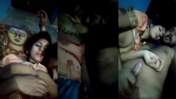 Wife Romance With Lover Midnight XXX In Bedroom