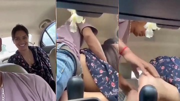 Desi Beauty Girl In Car MMS Hot