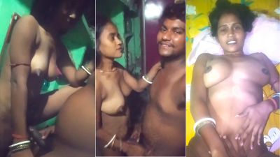 Bihari wife provokes her husband to fuck in a desi sex MMS