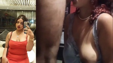 Desi Curly Hair Sexy Horny Girl Giving Hard Blowjob Showing Asshole XXX