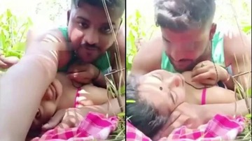 Village Girl Painful Outdoor Sex With Boyfriend On Camera