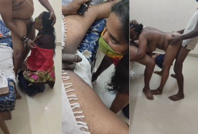Owner and his friend’s Tamil sex video with a maid