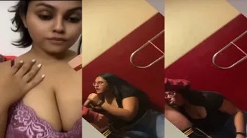 Desi Thick Babe Giving Hard Blowjob XXX In Bedroom