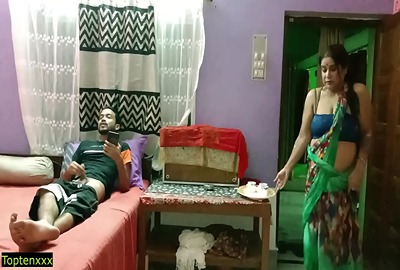 Milf sees the guy masturbating and fucks him