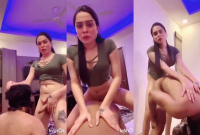 Hardcore Indian anal sex of a muscular shemale and a guy