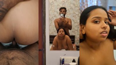 HD Indian xxx MMS of a chubby girl fucking in doggy style