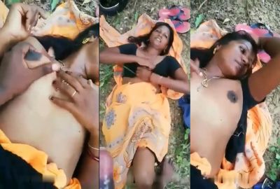 Cheating lady enjoys outdoor Tamil sex with her lover