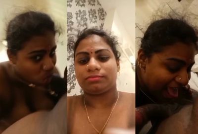 Sucking a dick before getting fucked in the Telugu sex video