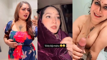 Famous Punjabi Influencer Boobs Giving Deep Throat Blowjob With XXX