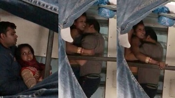 Married Couple Fucking In Train MMS