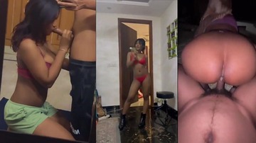 Rich Horny Girlfriend Blowjob Fucking MMS In Bedroom