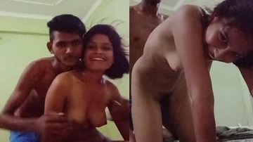 Lovers Romantic Sex In Doggy Style Hot