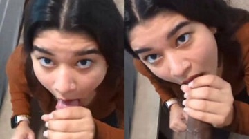 Nepali Gen Z Girl Giving Hard Blowjob On BF Dick Sex