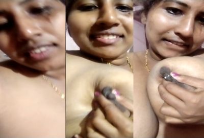 Desi nude milf shoots her naked MMS for her lover