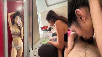 Beautiful Cute Young Girl Sucking Boyfriend Dick In Oyo Hotel XXX