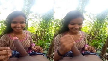 Horny Girl Gagging Big Dick In Jungle XXX