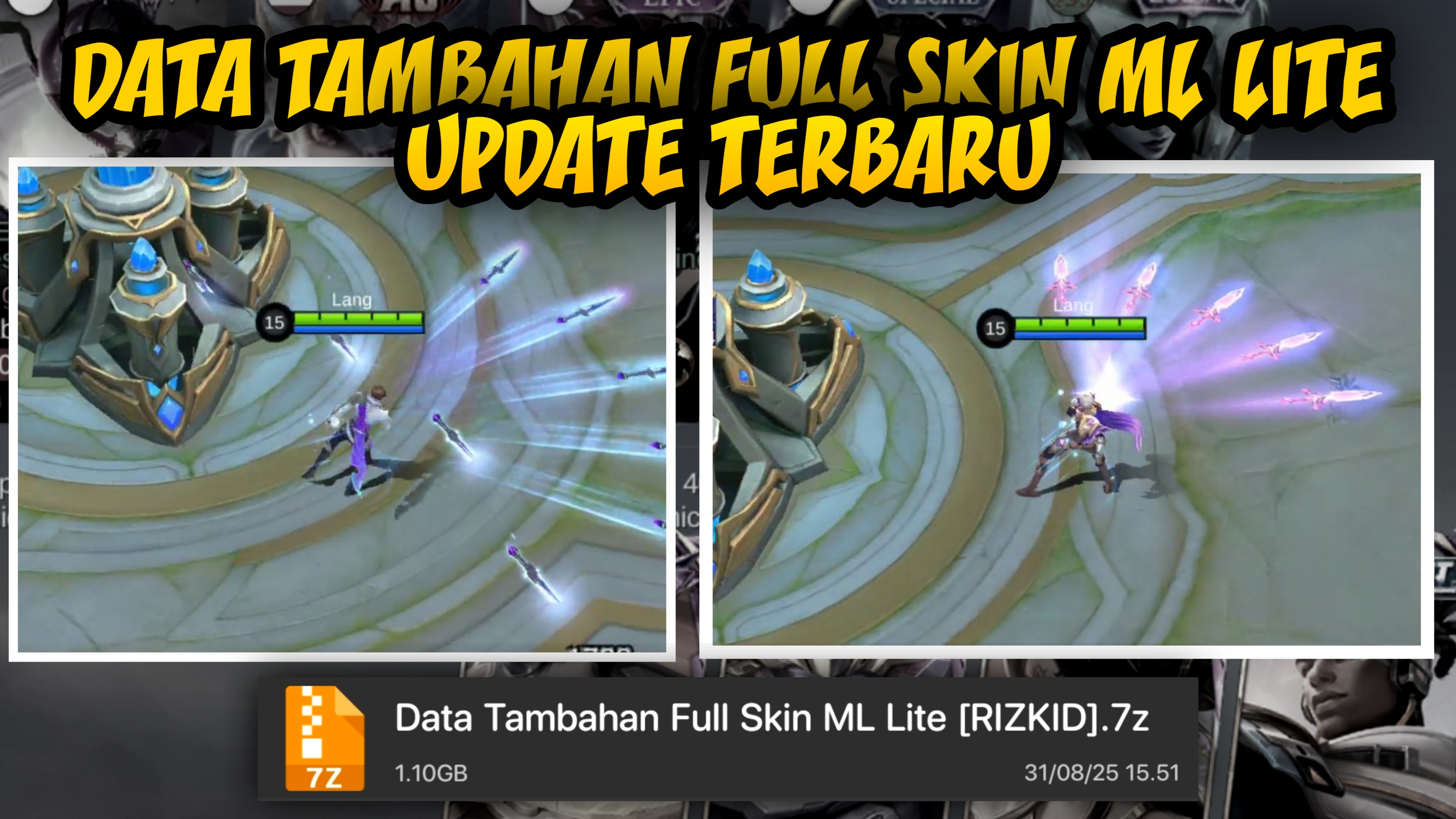 Data Tambahan Full Skin ML LITE