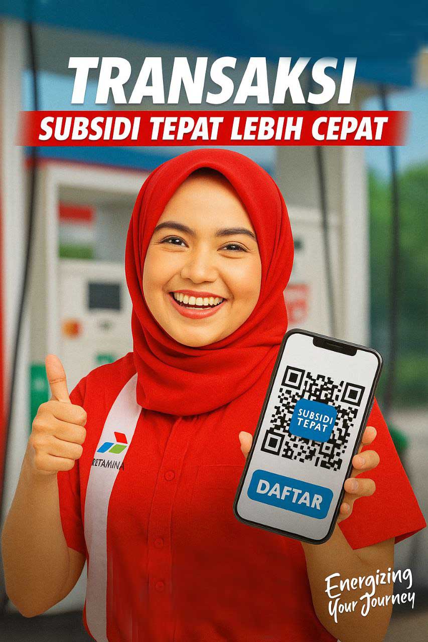 Ilustrasi pengurusan barcode MyPertamina