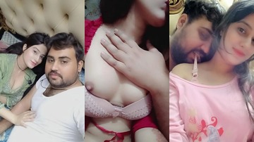 Beautiful Pakistani Newly Married Couple Kissing Niple Teasing XXX