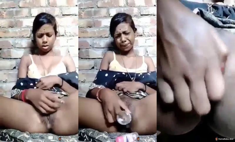 Desi girl painful masturbation