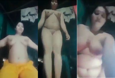 Nude chubby girl’s Bangla xxx MMS for her lover