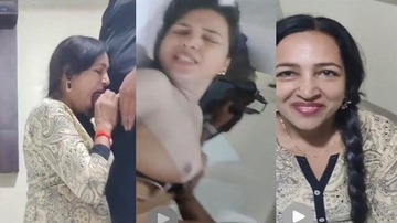 Desi Milf Giving A Hard Blowjob Fucking In Missionary Sex Outdoor