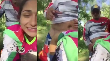 Beautiful College Gf Sex With Her Boyfriend In A Park