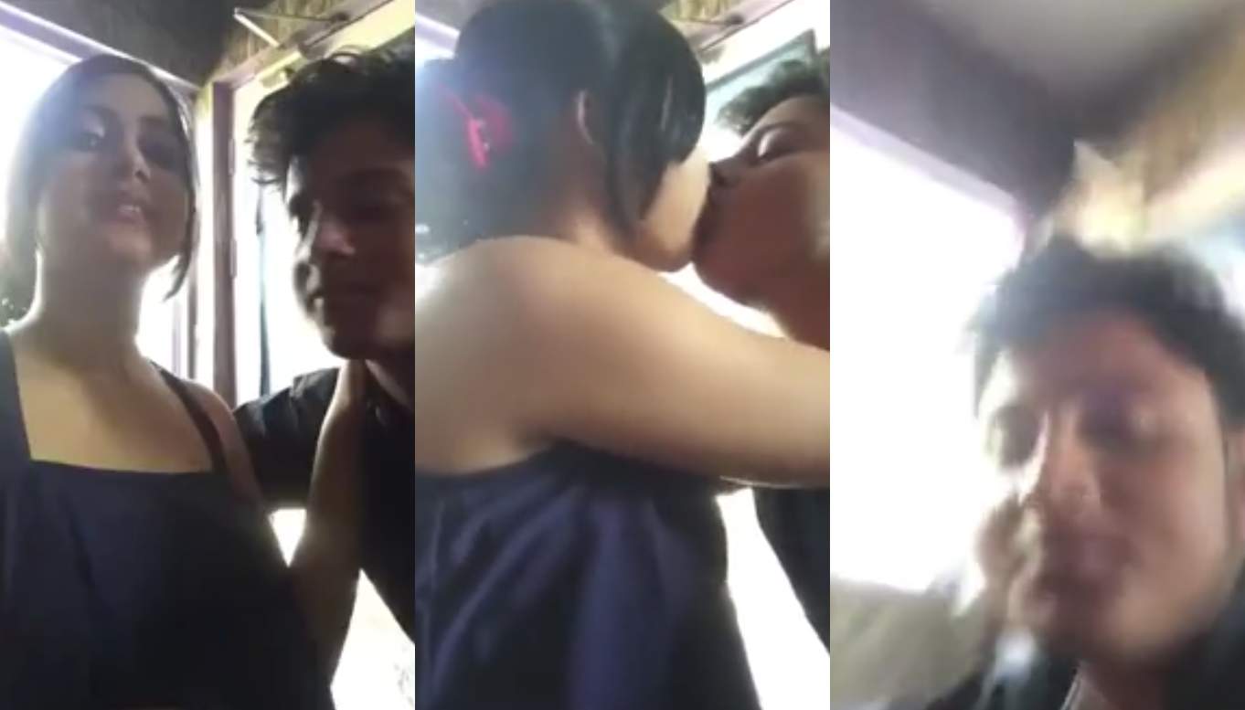 Viral Pune girl hard kissing MMS Video