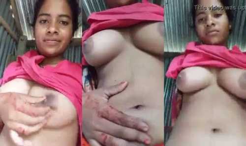 Desi bengali girl showing her navel and boobs