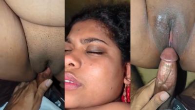 Man with a big dick fucks a shaved pussy in a desi sex video