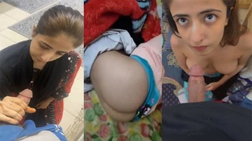 Desi Beautiful Kashmiri Wife Giving Hard Blowjob Sex