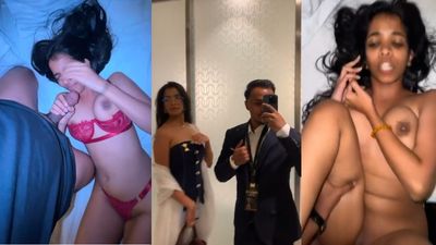 Sexy girl records her Kerala sex video after a function