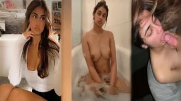Sexy Babe Sucking Boyfriend Dick Hard Riding Pink Pussy Sex