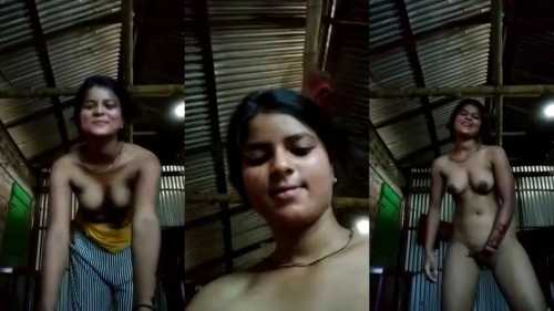 Desi village beauty girl showing sexy figure