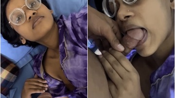 Horny Bengali Girl Gives Sloppy Wet Blowjob On Big Cock