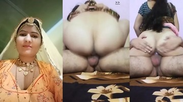 Desi Rajasthani Aunty Ass Wife Riding On Lover Dick MMS