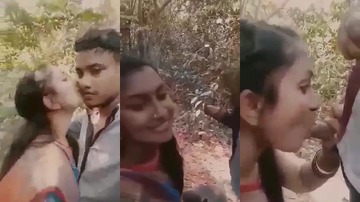 Beautiful Bangladeshi Girl Outdoor Blowjob Till Cum Sex