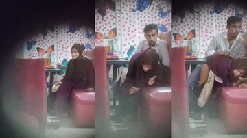 Hijabi Girl Hard Fucking With Lover In Restaurant Porn