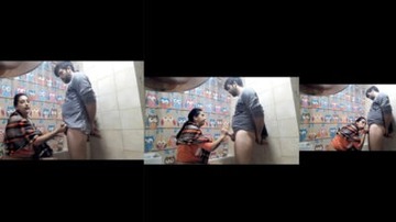 Desi Bhabhi Secretly Sucking Cock Of Dewar In Bathroom Sex
