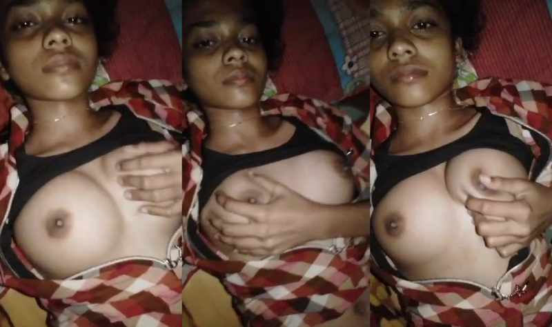 Village Girl Boobs Pressing MMS