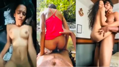 Curly-haired girl records her Indian sex videos with lover