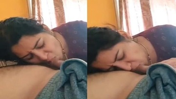 Cute Wife Sucking Dick Deeply Of Brother-in-Law In Sex